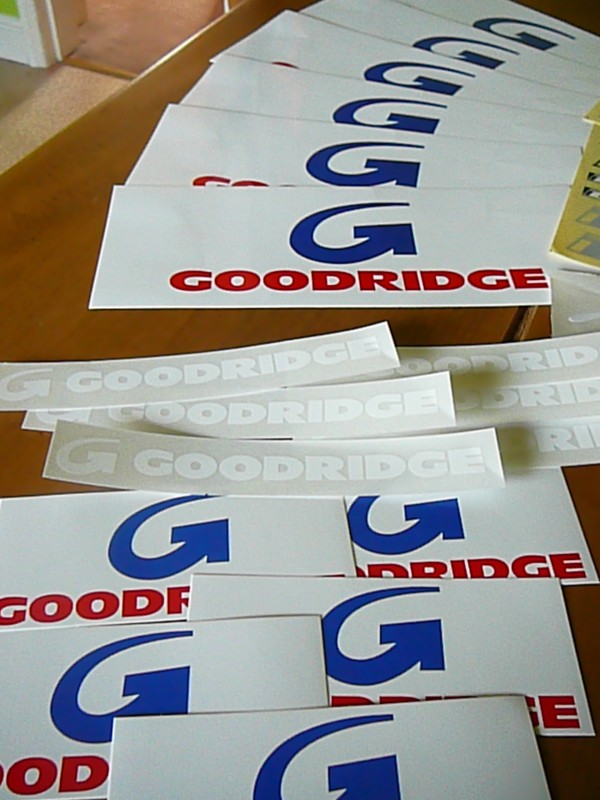 Goodridge stickers