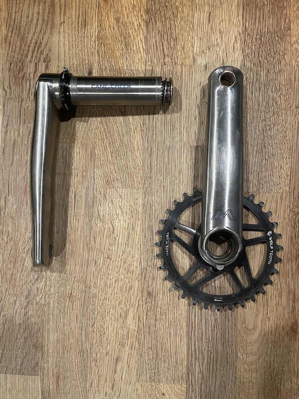 2023 cane creek eewings 170mm with wolftooth chainring For Sale