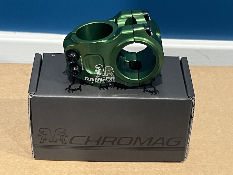 CHROMAG RANGER 31.8 ステム グリーン Chromag Ranger V2 Stem 31.8 - Robust All Mountain | bike