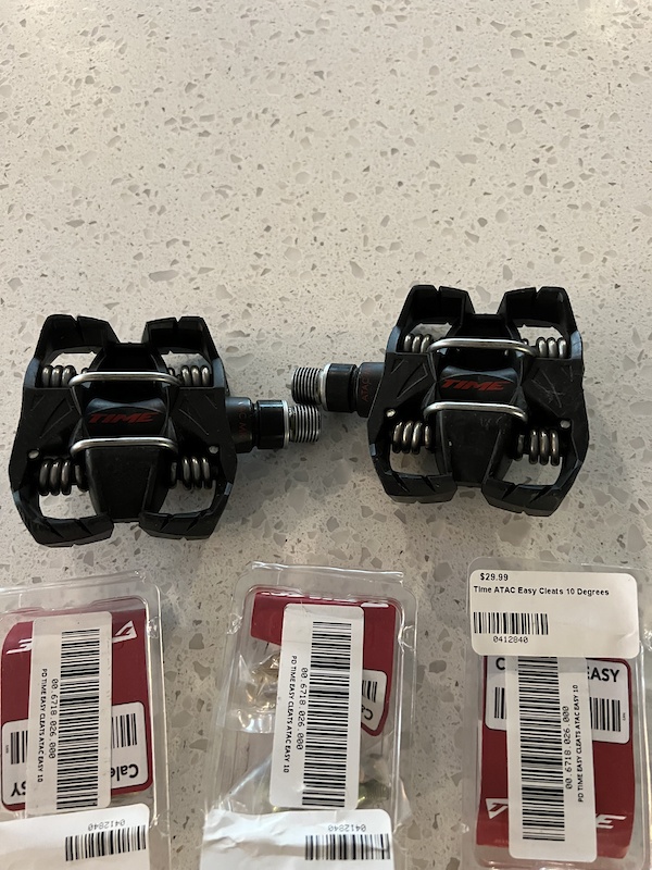 Uddybe Betydning Justerbar 2017 Classic Time ATAC Carbon 8 MTB Pedals w/ spare cleats For Sale