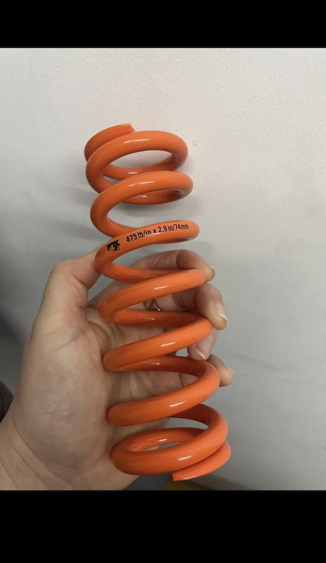Molla SLS 2019 – 1.385in ID X 600lb/in X 2.9in Travel X 5.85in TLG (35mm ID, 8,75 X 2,75/70mm) - Sospensione