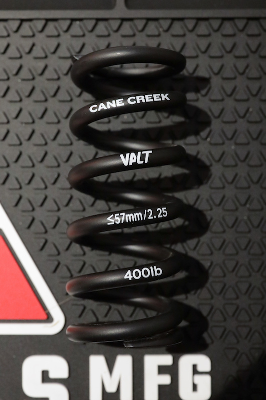 Canadian Core Spring 2023 Cane Creek Valt coil spring 400lbs 2.25mm/=57mm For Sale