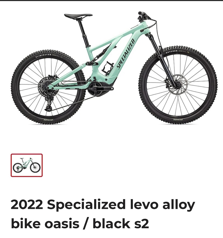 2022 Specialized LEVO Alloy small (S2) Ebike For Sale