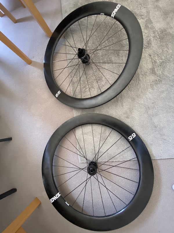 2022 Enve foundation 65 carbon tubeless disc wheelset For Sale