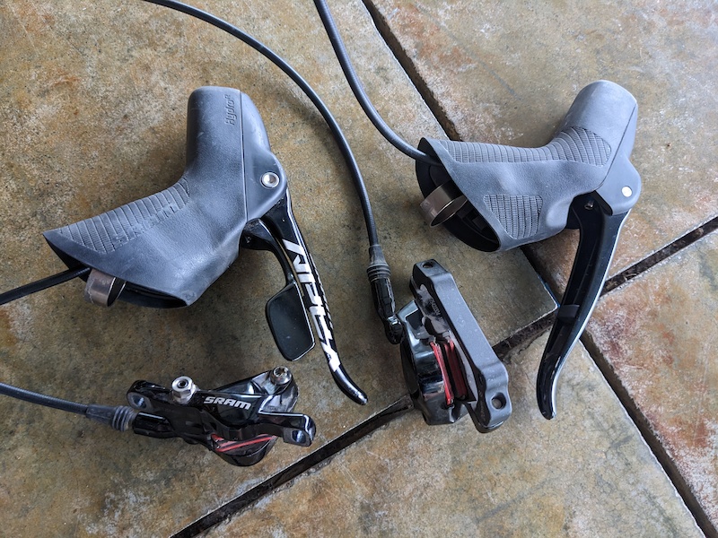 2018 SRAM Apex Hydro Disc Brake Lever and Piston Set 1x11 For Sale