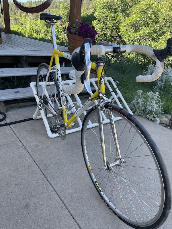 Yellow Vintage Colnago Colnago 9-Hole 53x51 Vintage Bike Super