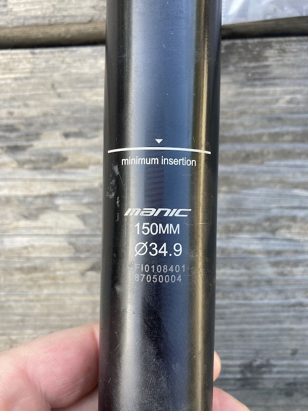 2022 X-fusion Manic Dropper 150 mm, 34.9 mm For Sale