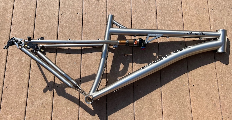 Titanium full suspension online frame