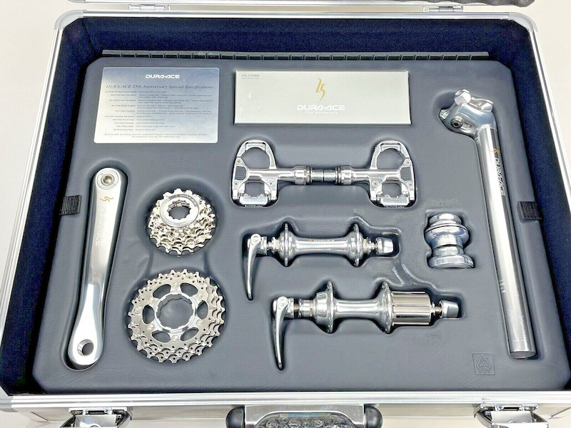 ★希少★SHIMANO DURA-ACE 25周年記念7700シリーズセット Shimano DURA-ACE 7700 25th Anniversary Group #4558 For Sale