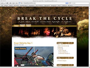 screen grab from breakthecycelfilm.com web site