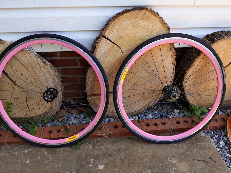 American Classic / Velocity DeepV 700c QR rim wheels For Sale