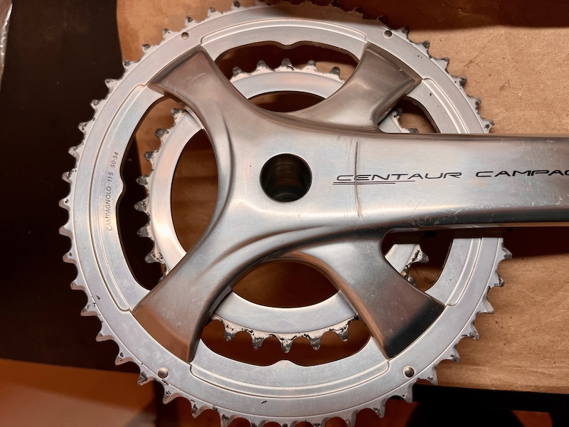 2019 Campagnolo Centaur 11spd 170mm 50/34 Crankset Silver For Sale