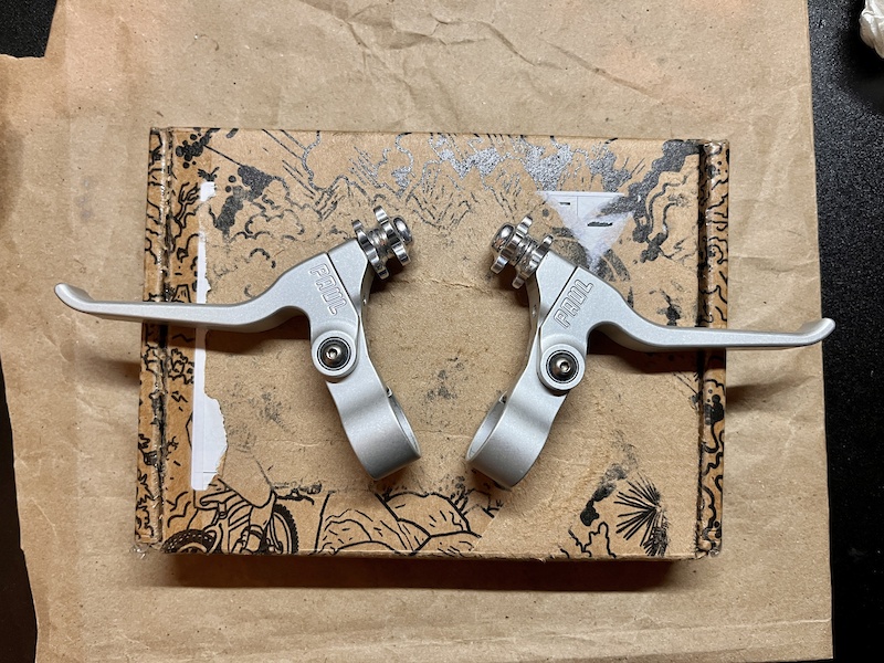 Paul Components Brake CantiLevers Short Pull Silver For Sale