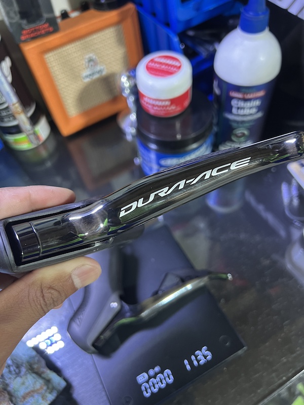 Paire De Manettes Shimano Dura-Ace 9150 Di2 Pour Freins Sur Jante - État Très Bon (léger Choc)