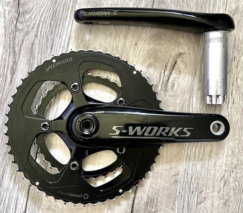 メンテナンス SPECIALIZED FUSED STOCK CRANKSET S Works Fact Carbon Crankset Specialized Power Crank Bike Crankset