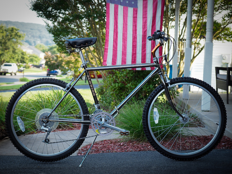 1987 Schwinn High Sierra Black Chrome All Original For Sale