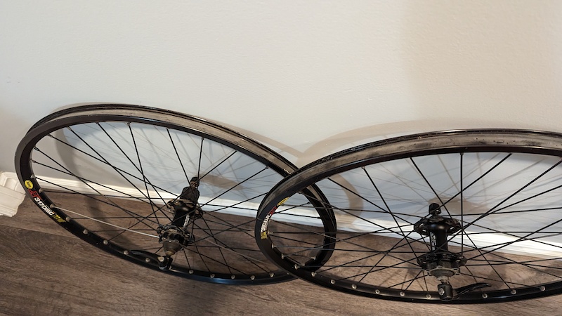 26” Mavic X317 Disc Wheelset with Shimano XT Hubs For Sale