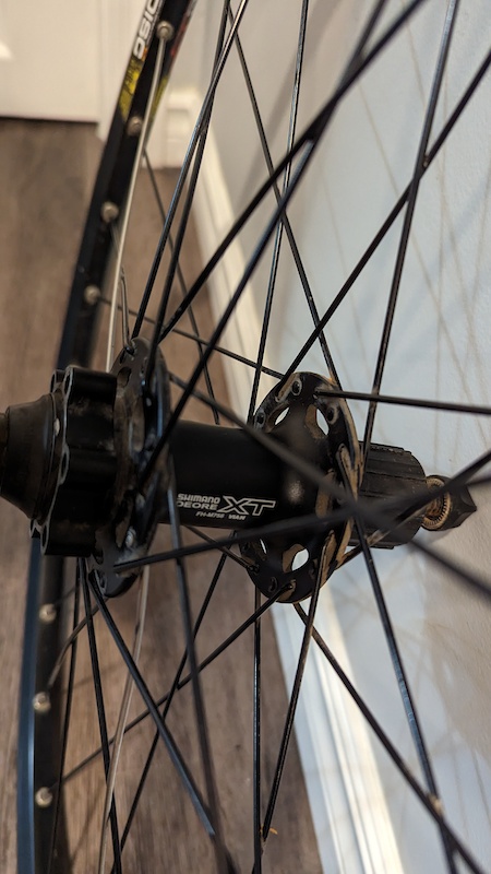 26” Mavic X317 Disc Wheelset with Shimano XT Hubs For Sale