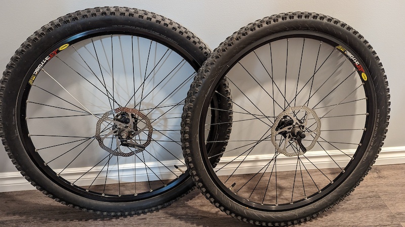 26” Mavic X317 Disc Wheelset with Shimano XT Hubs For Sale