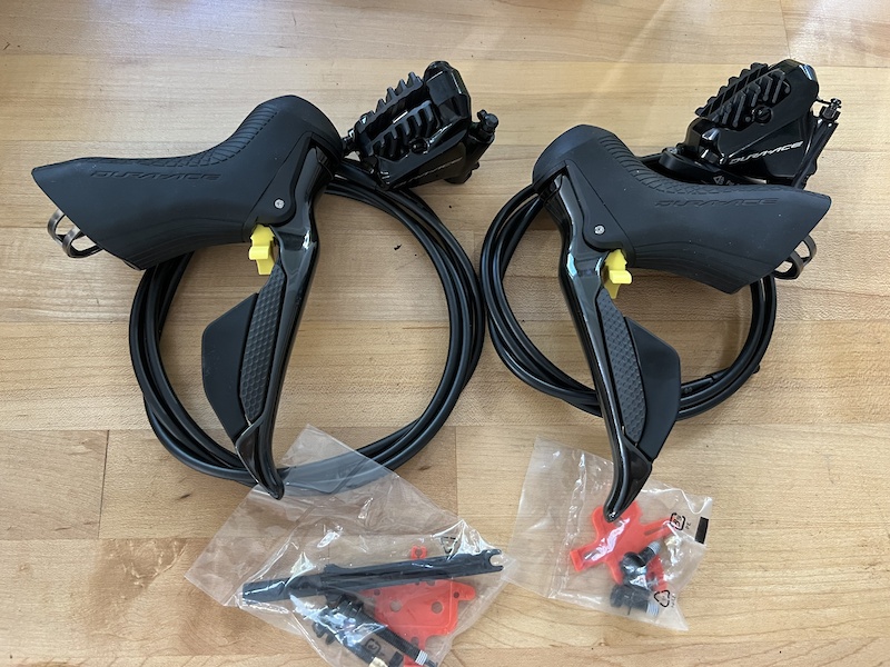 Set Pinze Freno A Dischio Idrauliche Shimano Dura-Ace BR-R9170 - Anteriore E Posteriore