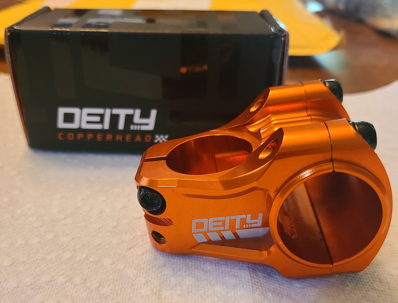 Mtb stem online orange