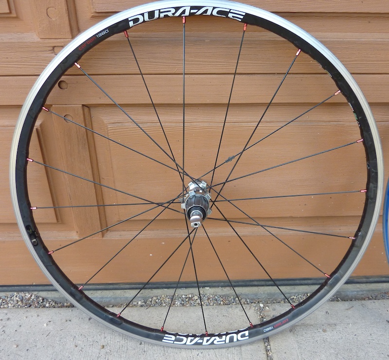 2010 Shimano Dura-Ace Carbon/Alum Road Wheelset For Sale