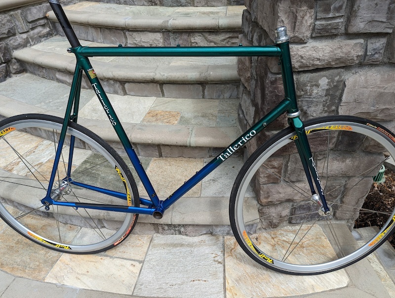 Talerico Steel Road Frame and Fork 63 CTC For Sale