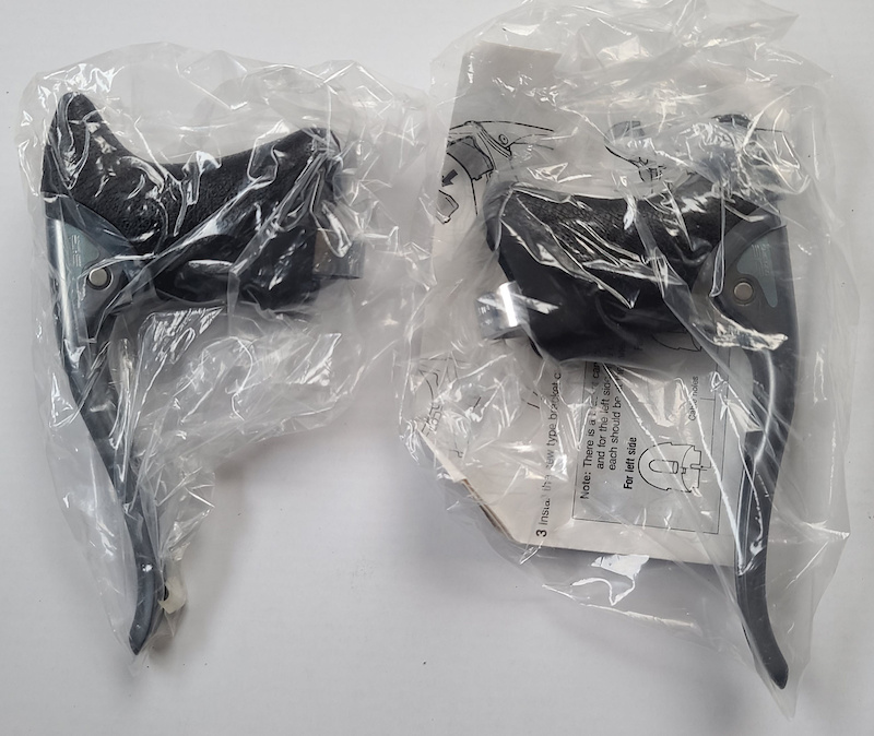 Shimano Dura-Ace BL-7402 Brake Levers, SLR, Gray, NOS For Sale