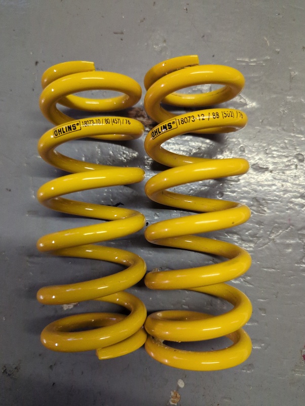 2023 Ohlins TTX22M Springs 457lb & 502lb For Sale