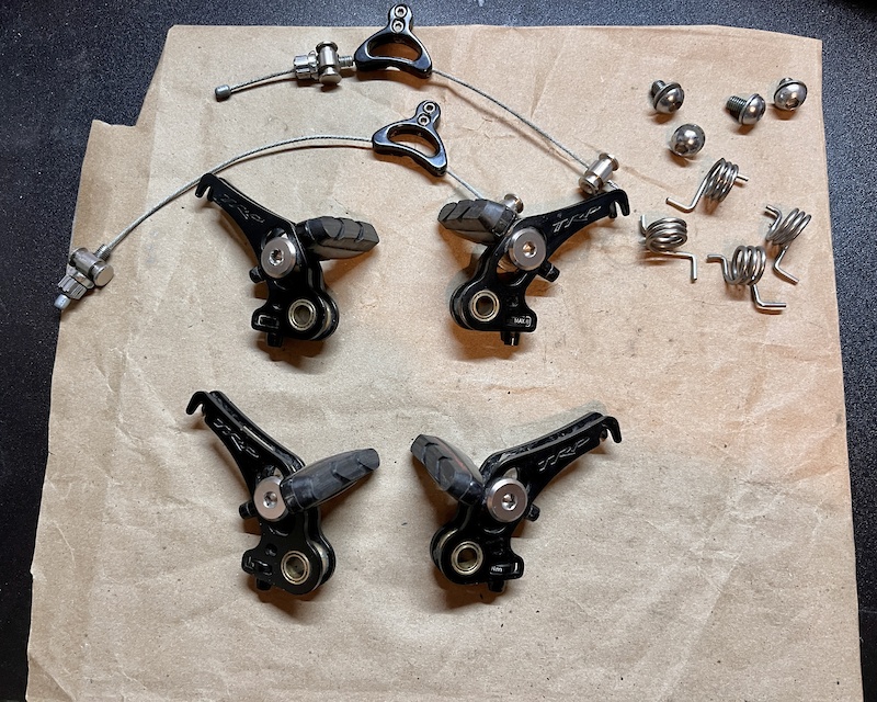 2014 TRP Revox Alloy Cantilever Brakes Front and Rear For Sale