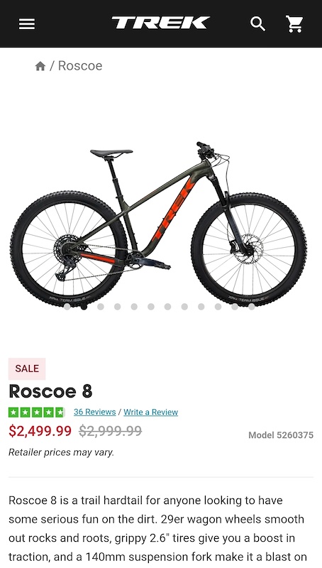 Trek roscoe 8 2024 size chart