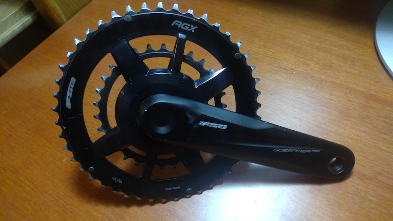 2022 FSA Gossamer Pro AGX+ 170mm Crankset MegaExo 46/30t For Sale