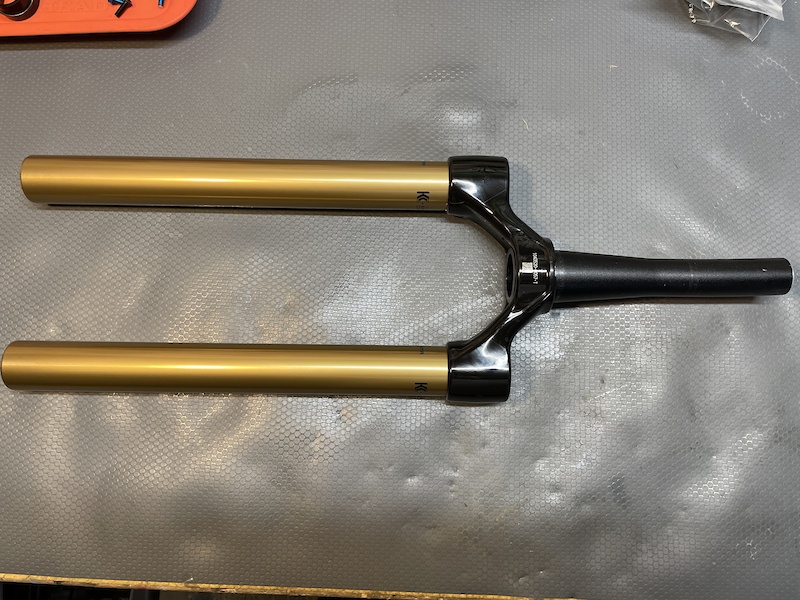 2023 Fox 38 Factory Kashima Stanchions PARTS ONLY For Sale