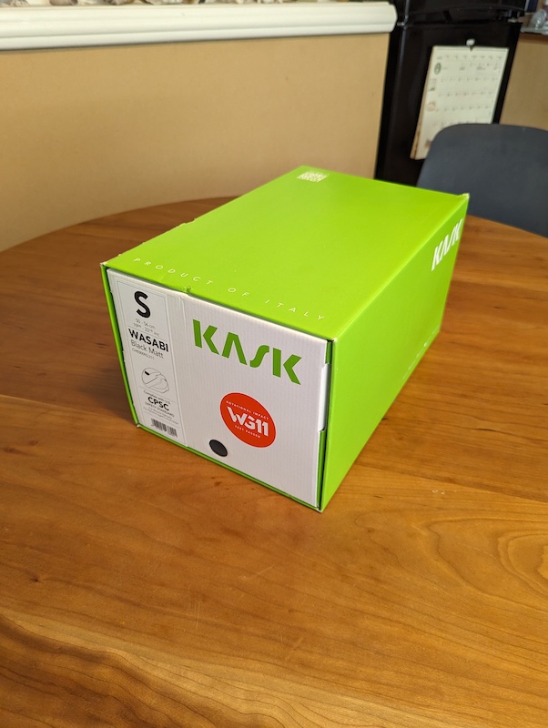 2023 Kask Wasabi Helmet, Matte Black, size Small For Sale