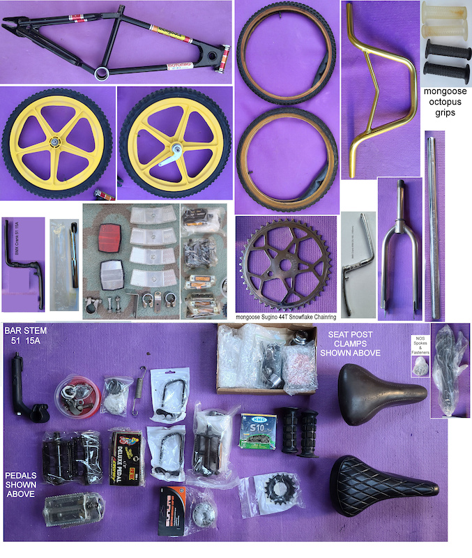 1979 BMX Products Mongoose Frame and Parts For Sale