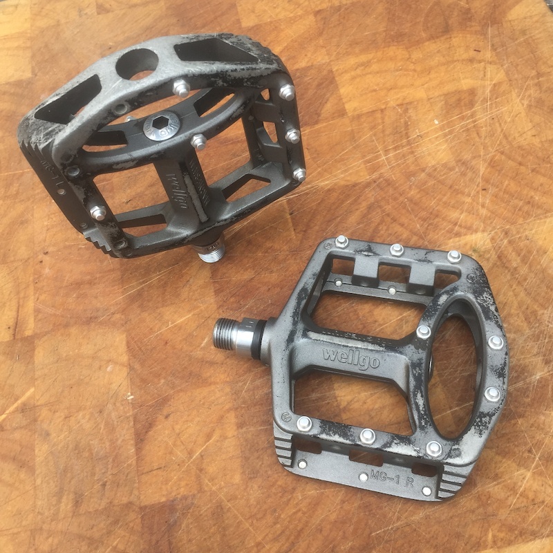 Wellgo Mg Magnesium Flat Pedals For Sale