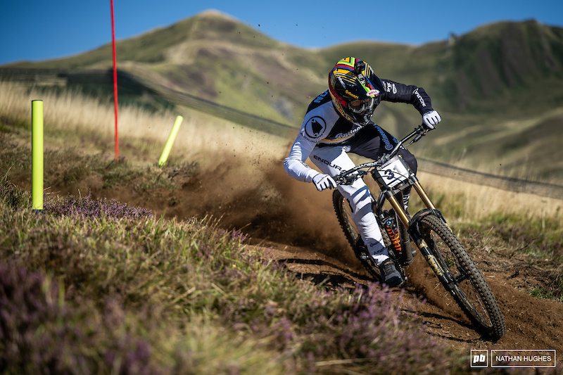 Charlie Hatton Fractures Arm & Wrist at Loudenvielle DH World Cup 2023 - Pinkbike