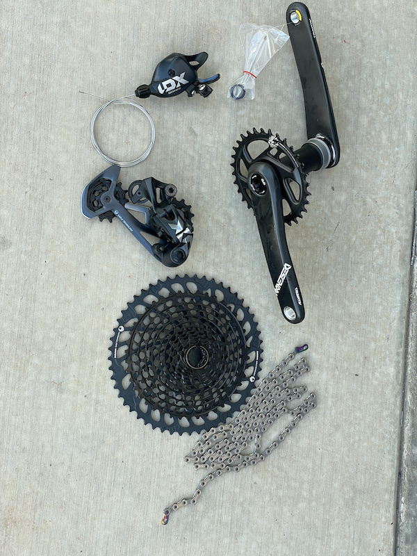 2022 Sram XO1 Eagle Drivetrain with Descendant cranks For Sale