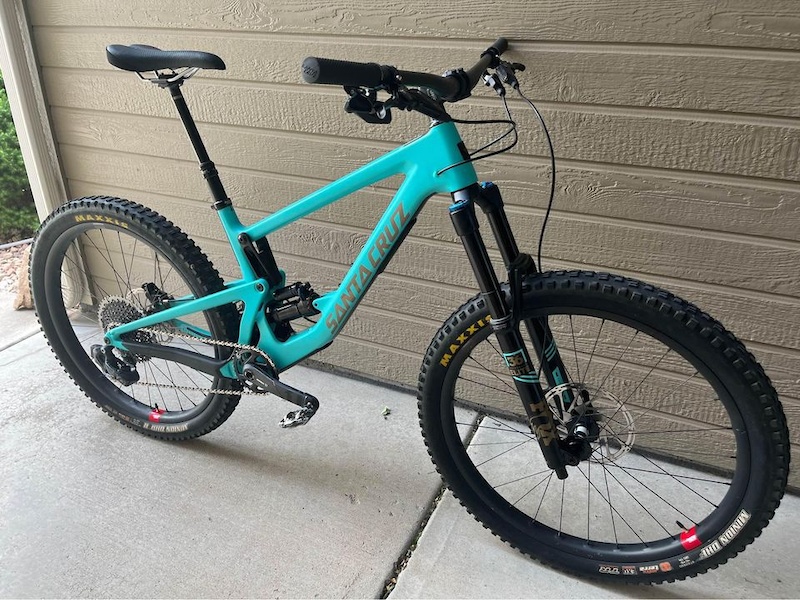 2020 Santa Cruz Bronson CC 27.5 Turquoise Reserve XO AXS MD For Sale