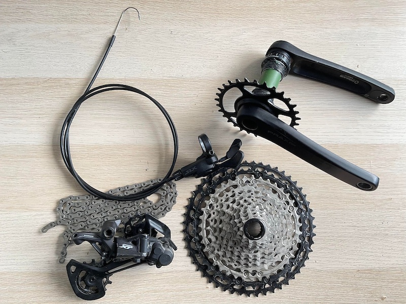 shimano xt 12 speed groupset weight