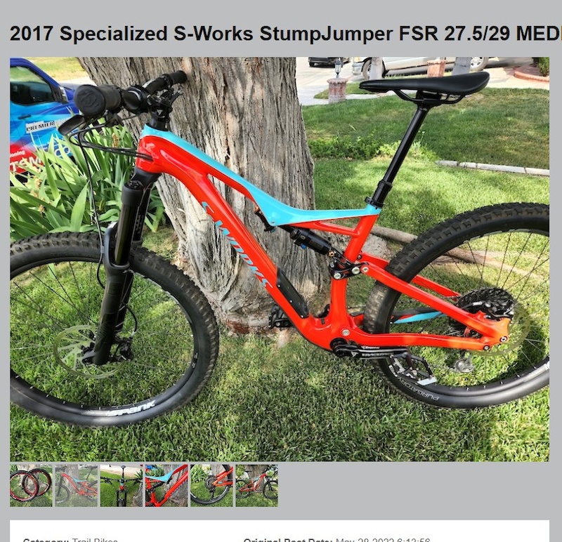 Specialized s sale works stumpjumper 2017