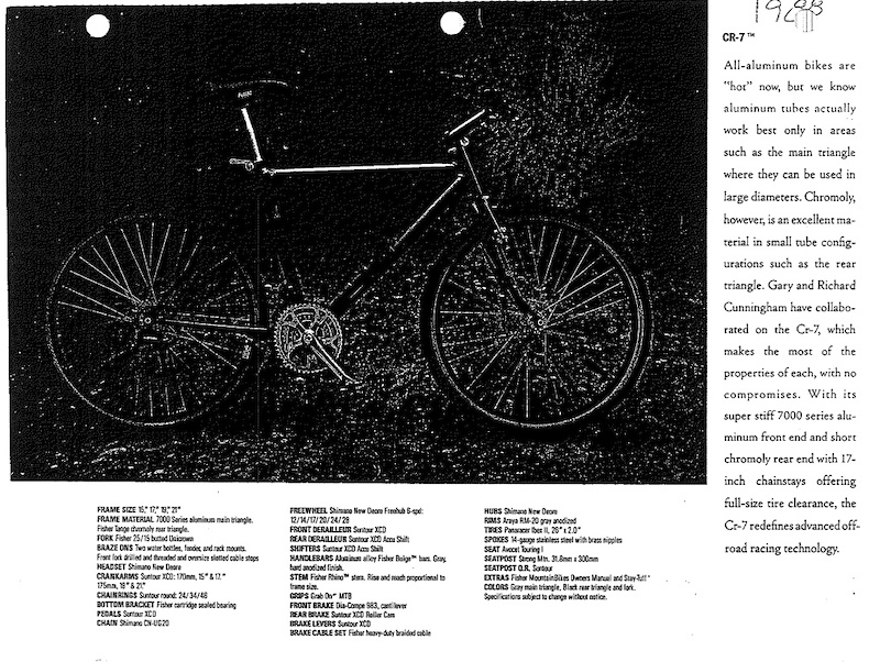 1988 Fisher CR-7 mtb 17