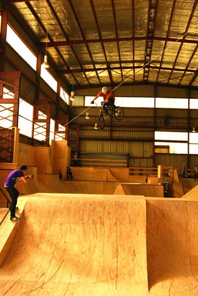 George bolter boosting the new park rampfest which just opened up.