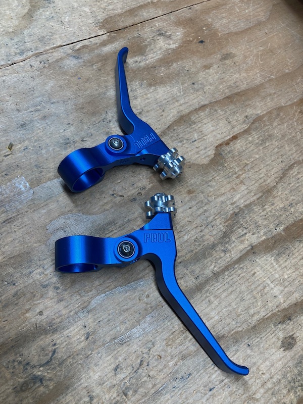Paul Components blue canti levers brake short pull For Sale