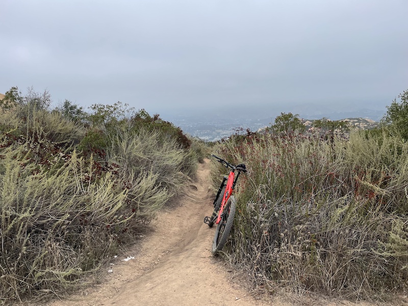 Test Pilot Mountain Biking Trail Crest, California