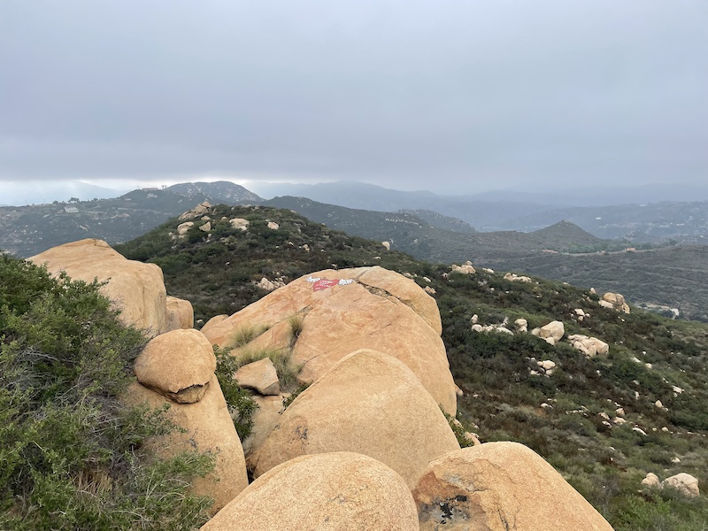 Test Pilot Mountain Biking Trail Crest, California