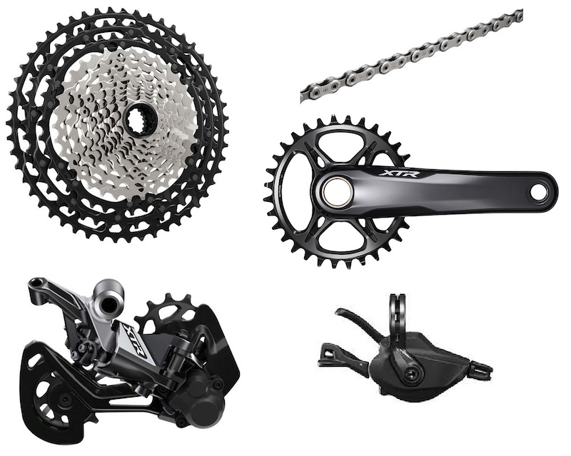 2023 NEW Shimano XTR 12 Speed Complete Drivetrain 10-51t For Sale