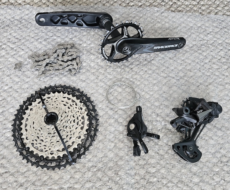 2022 Shimano XT 12 Speed Groupset W/Raceface Cranks For Sale