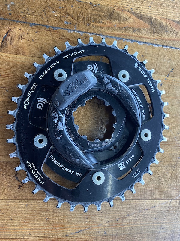 Power2Max NG POWERMETER SRAM Dub with Chainring For Sale