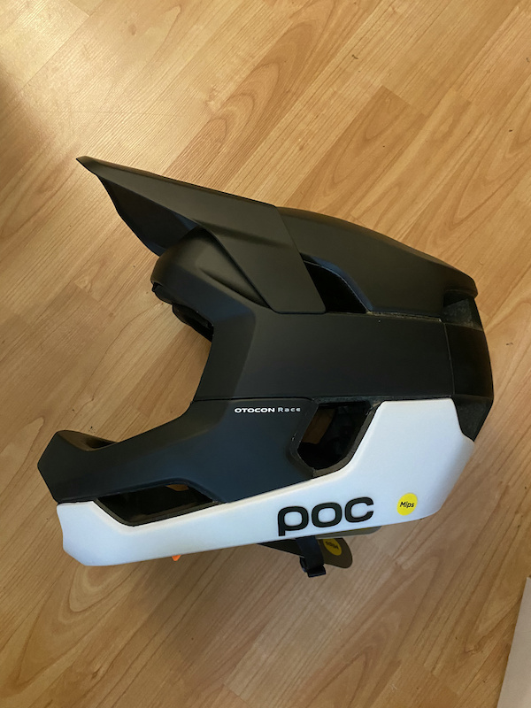 Poc Otocon Race Mips Matt Black White Large For Sale